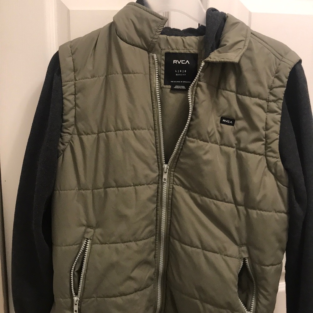 Boys RVCA jacket size large